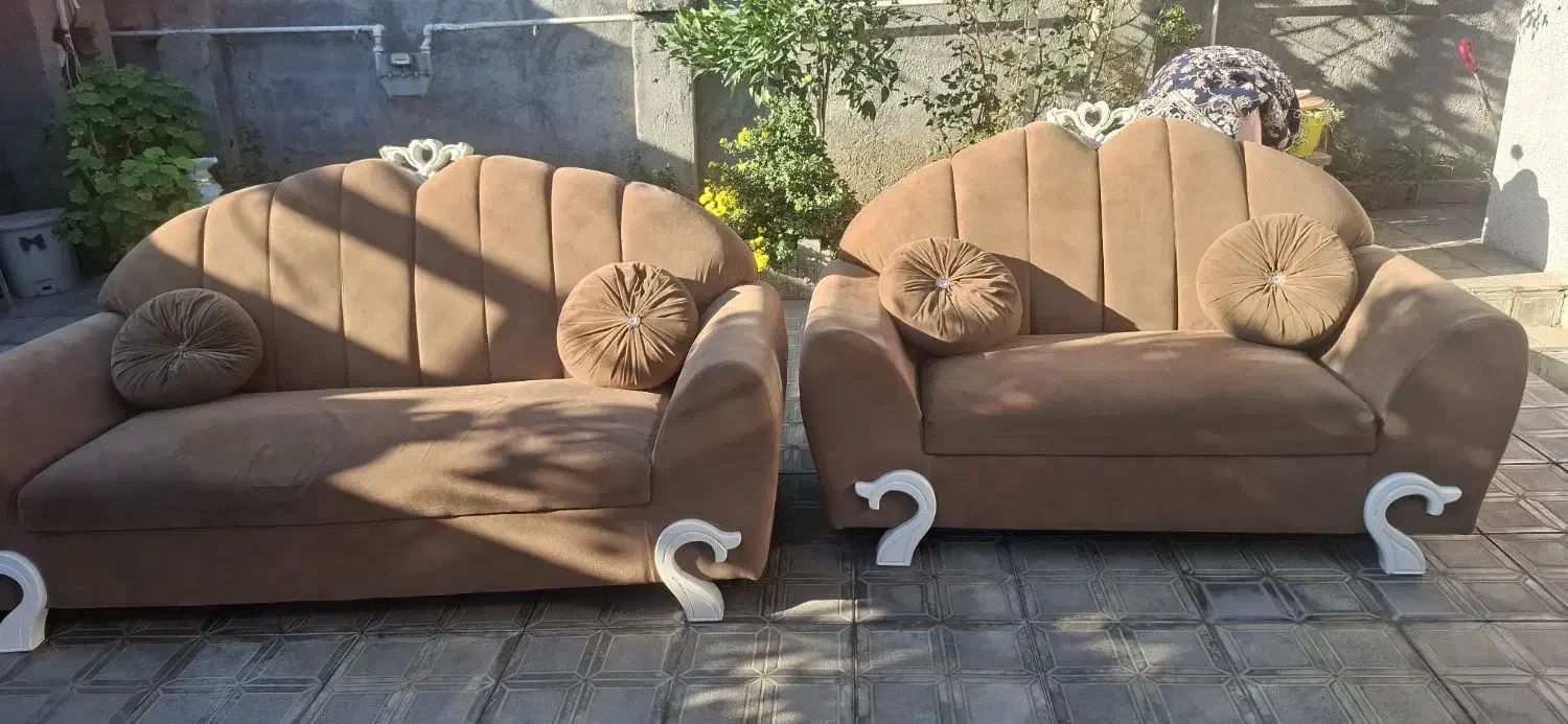 مبلمان هفت نفره - شیک و تمیز - قیمت مناسب|مبلمان خانگی و میز عسلی|مزرعه کتول, |دیوار