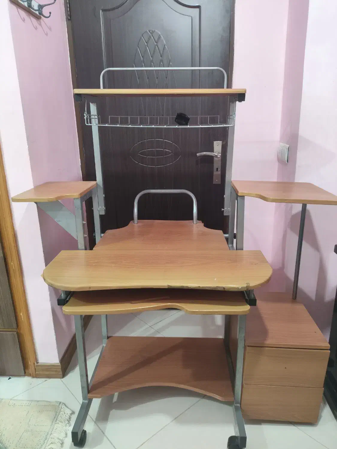 میز کامپیوتر|میز تحریر و کامپیوتر|ساری, |دیوار