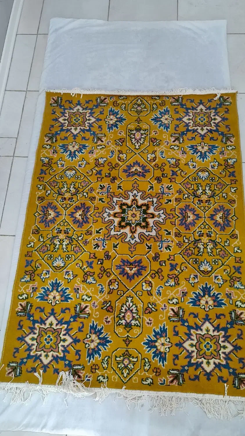 فرش نو بدون استفاده ۱۴۰/۱۰۰|فرش|قزوین, |دیوار