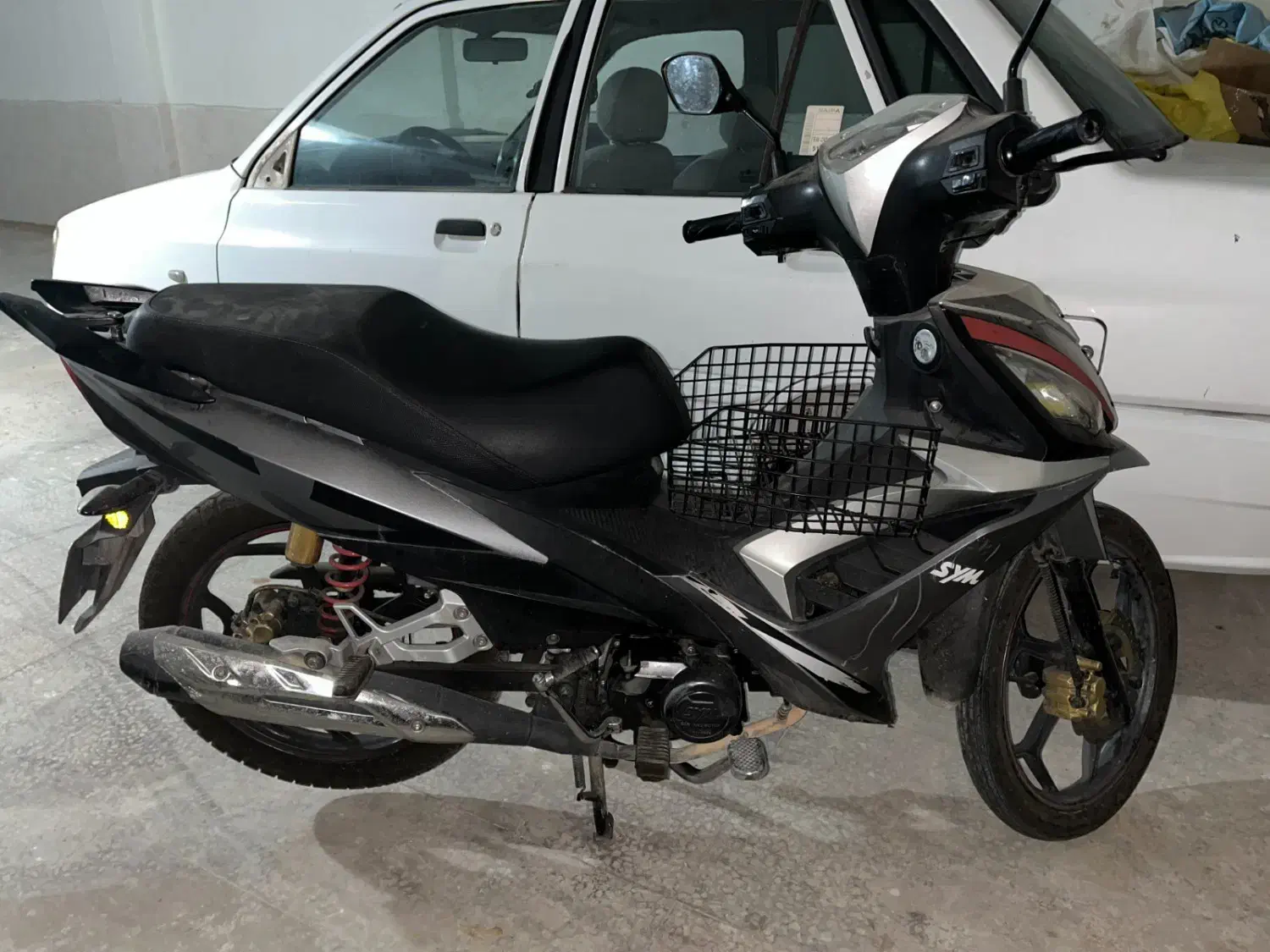 موتور اس وای ام گلکسی SYM SR130 کلاچ اتومات مدل98|موتورسیکلت|شیراز, پودنک|دیوار
