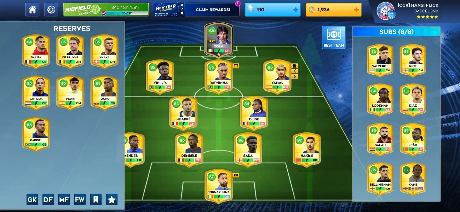 اکانت دریم لیگ dls 26|کنسول، بازی ویدئویی و آنلاین|اردبیل, |دیوار