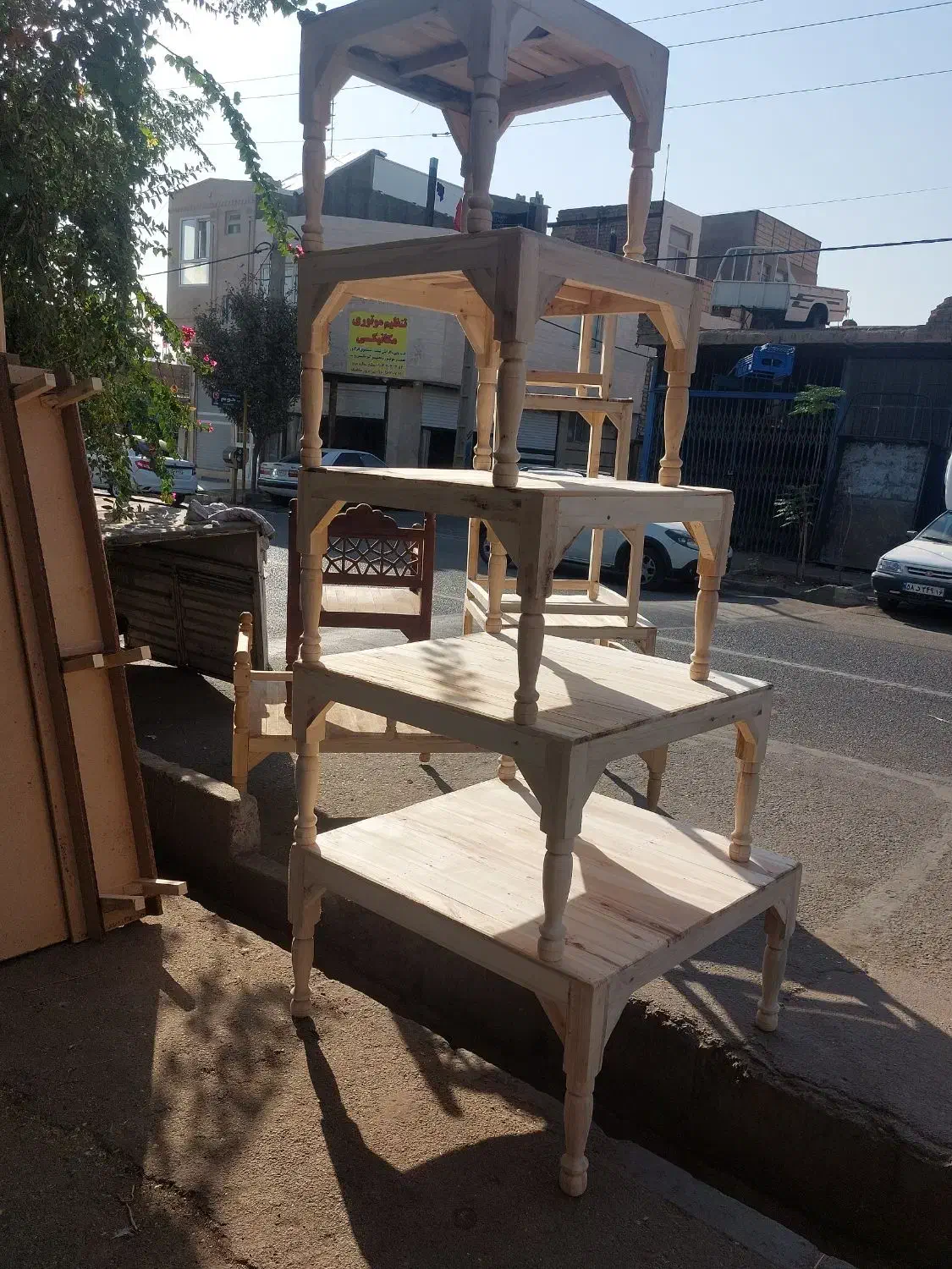 کرسی چوبی درابعادمختلف|عمدهفروشی|قم, آذر (نکویی)|دیوار