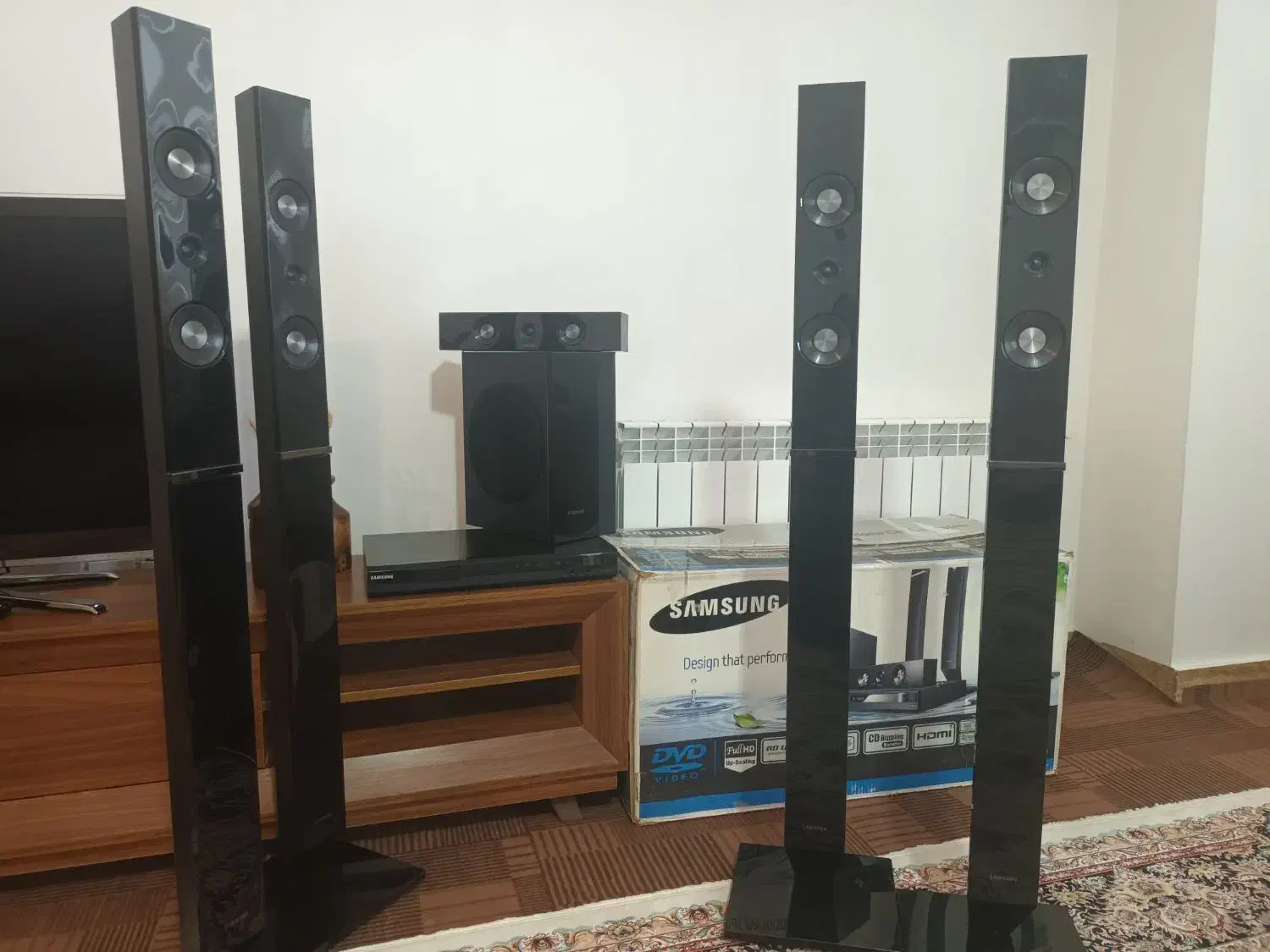سینما خانگی سامسونگ . کامل|سیستم صوتی خانگی|میانه, |دیوار