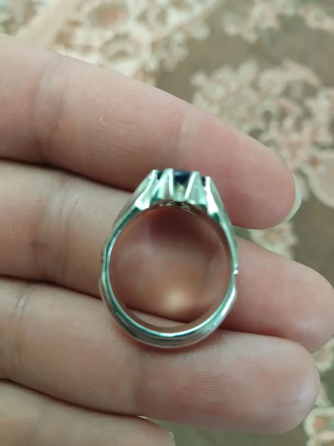 یاقوت کبودآبی.سنگ طبیعی معدنی|جواهرات|تهران, درختی|دیوار