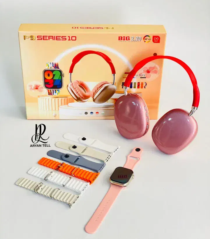 ساعت اپل واچ با ۷ تا بند به همراه یک هدفون بزرگ|لوازم جانبی موبایل و تبلت|بروجرد, |دیوار