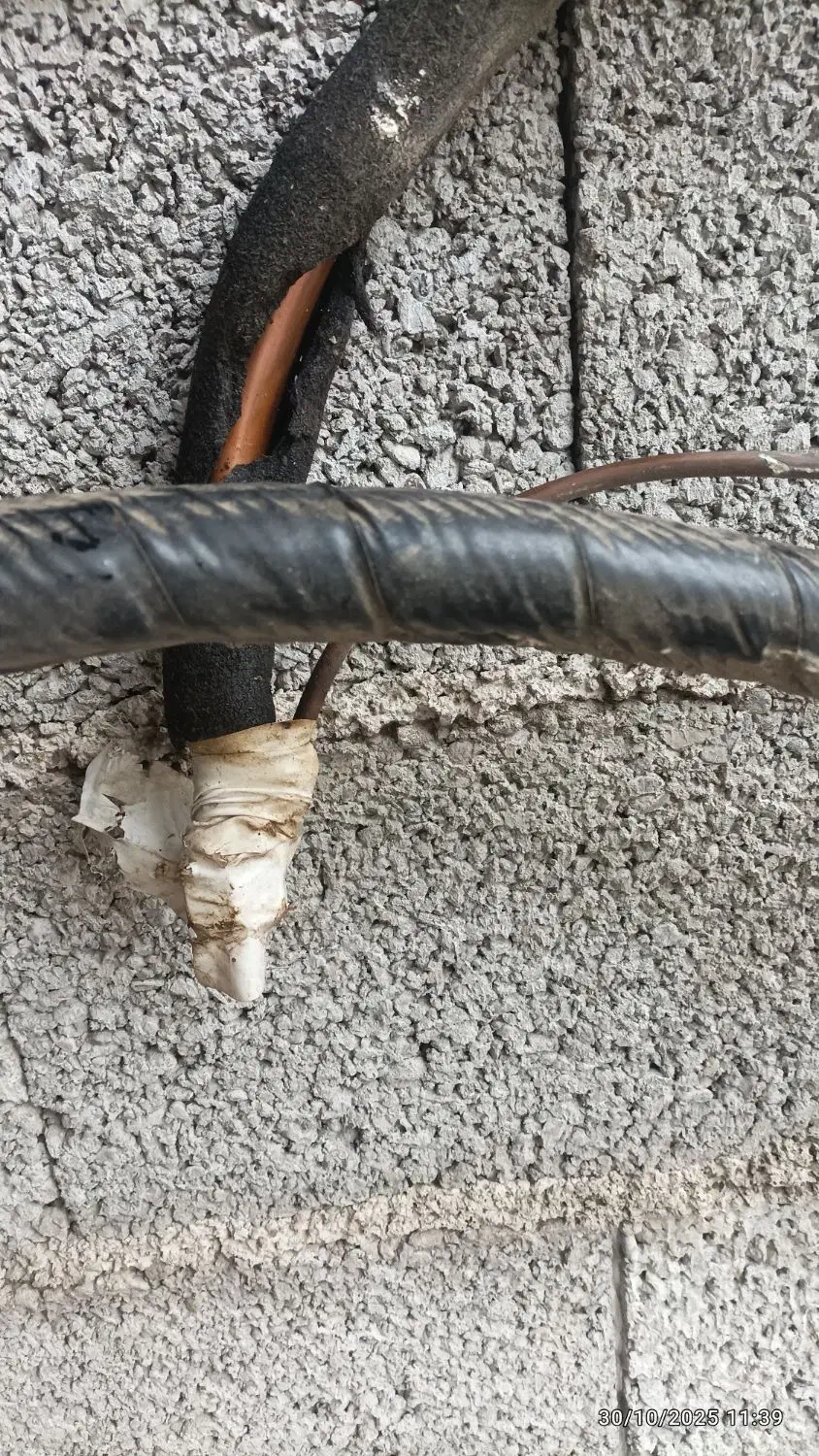 لوله مسی کولر گازی، ریموت کنترل|کولر گازی و فنکوئل|رشت, حومه رشت|دیوار