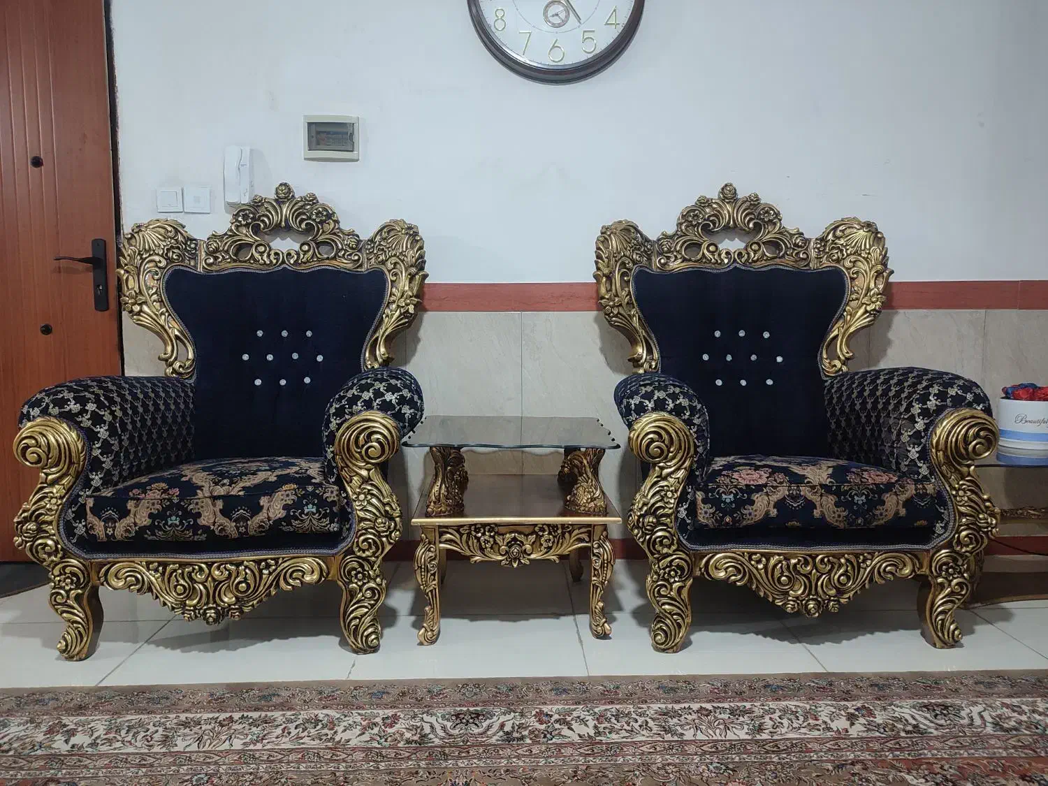 مبل سلطنتی و بوفه|مبلمان خانگی و میز عسلی|نسیم‌شهر, |دیوار