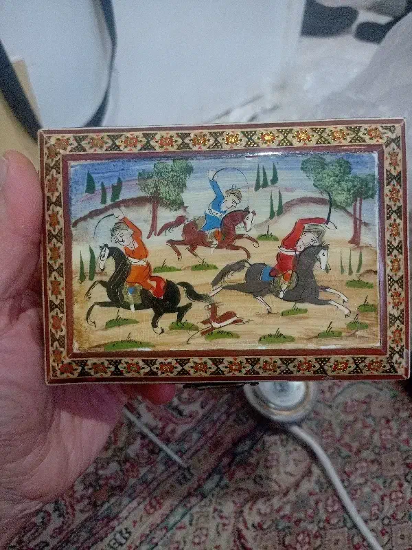 جعبه خاتم کاری|صنایع دستی و سایر لوازم تزئینی|تهران, سلسبیل شمالی|دیوار