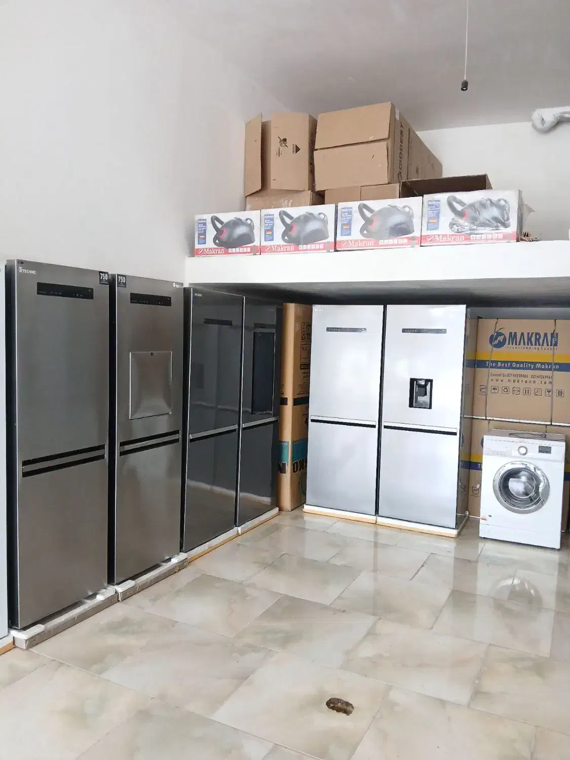 یخچال دوقلوی stellon در رنگ های متفاوت یخساز دار|یخچال و فریزر|بروجرد, |دیوار