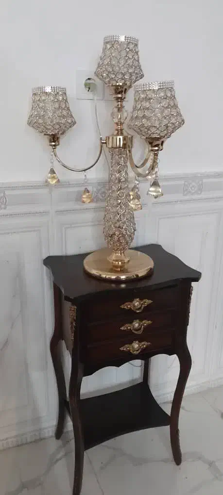 میز و آباژور و جاشمعی|چراغ خواب و آباژور|بندر ماهشهر, |دیوار