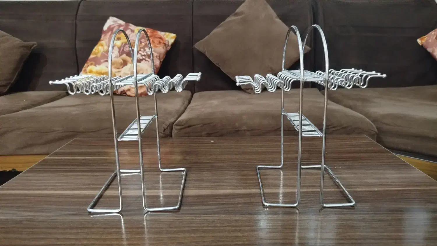 دوعددجاقاشقی استیل نونو|آب‌چکان و نظم‌دهنده ظروف|کرمانشاه, |دیوار