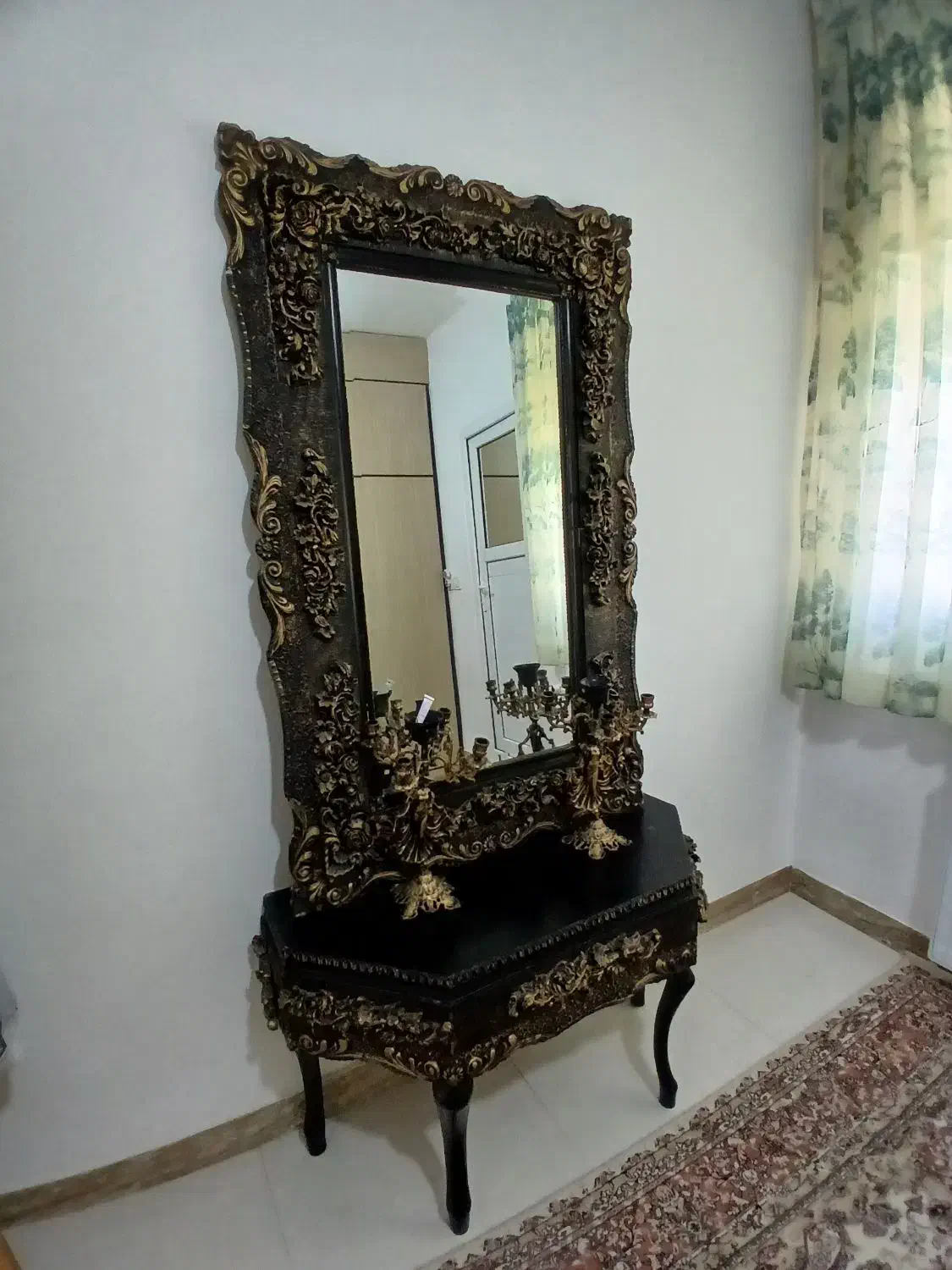 آینه کنسول|بوفه، ویترین، کنسول|همدان, |دیوار