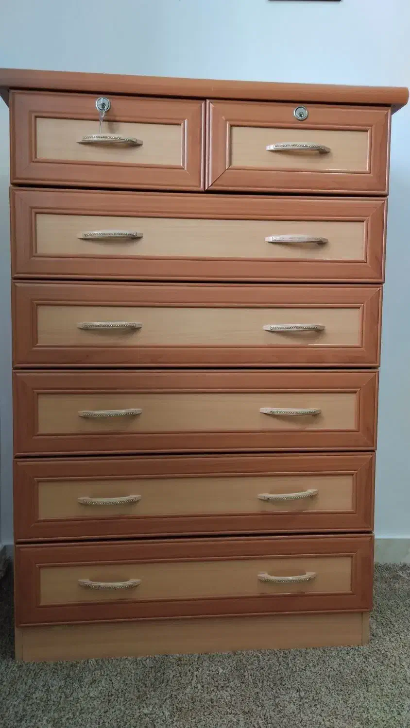 دراور چوبی ۶طبقه|جاکفشی، کمد، دراور|دهگلان, |دیوار