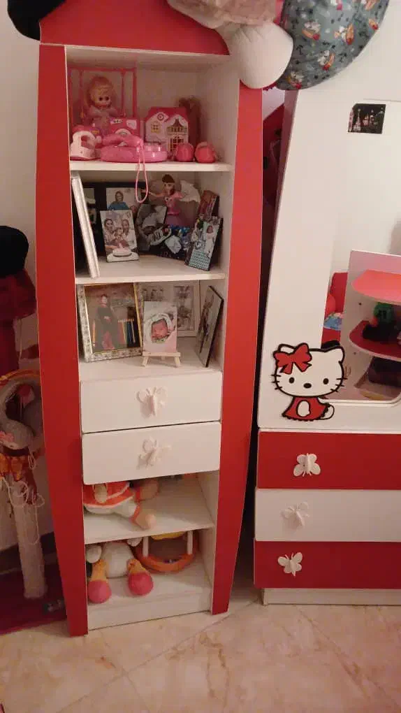 ست کامل سیسمونی بچه درحدنو|تخت و سرویس خواب|ساری, |دیوار