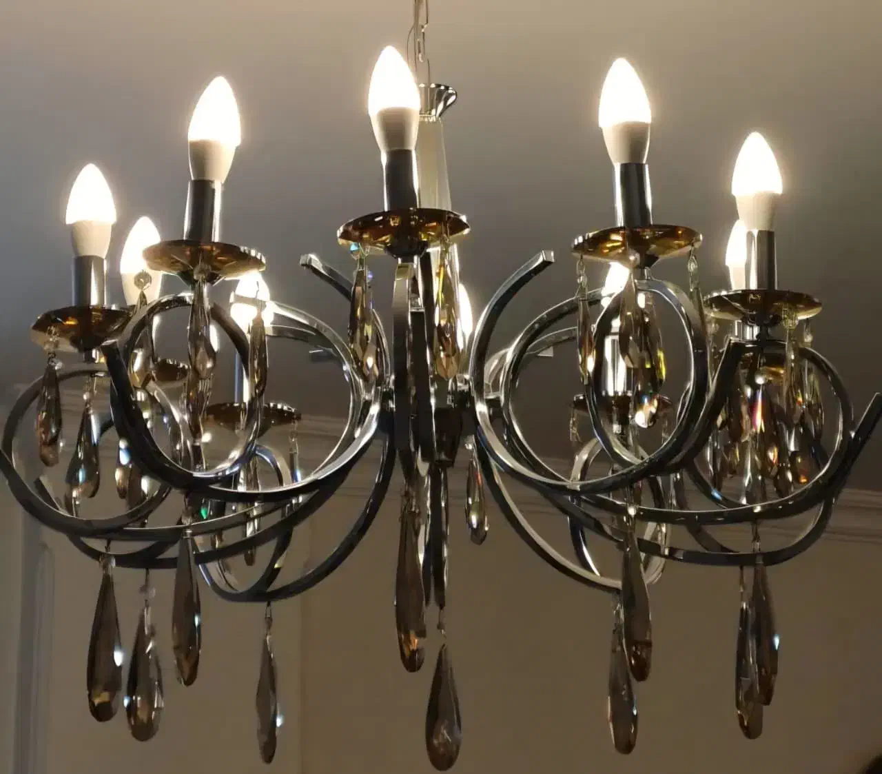 لوستر ۱۰ شاخه|لوستر و چراغ آویز|اصفهان, مارچین|دیوار