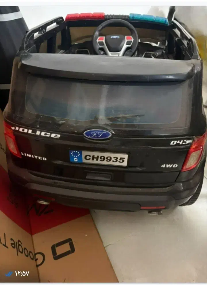 ماشین پلیس شارژی|اسباب‌بازی بچه|آمل, |دیوار