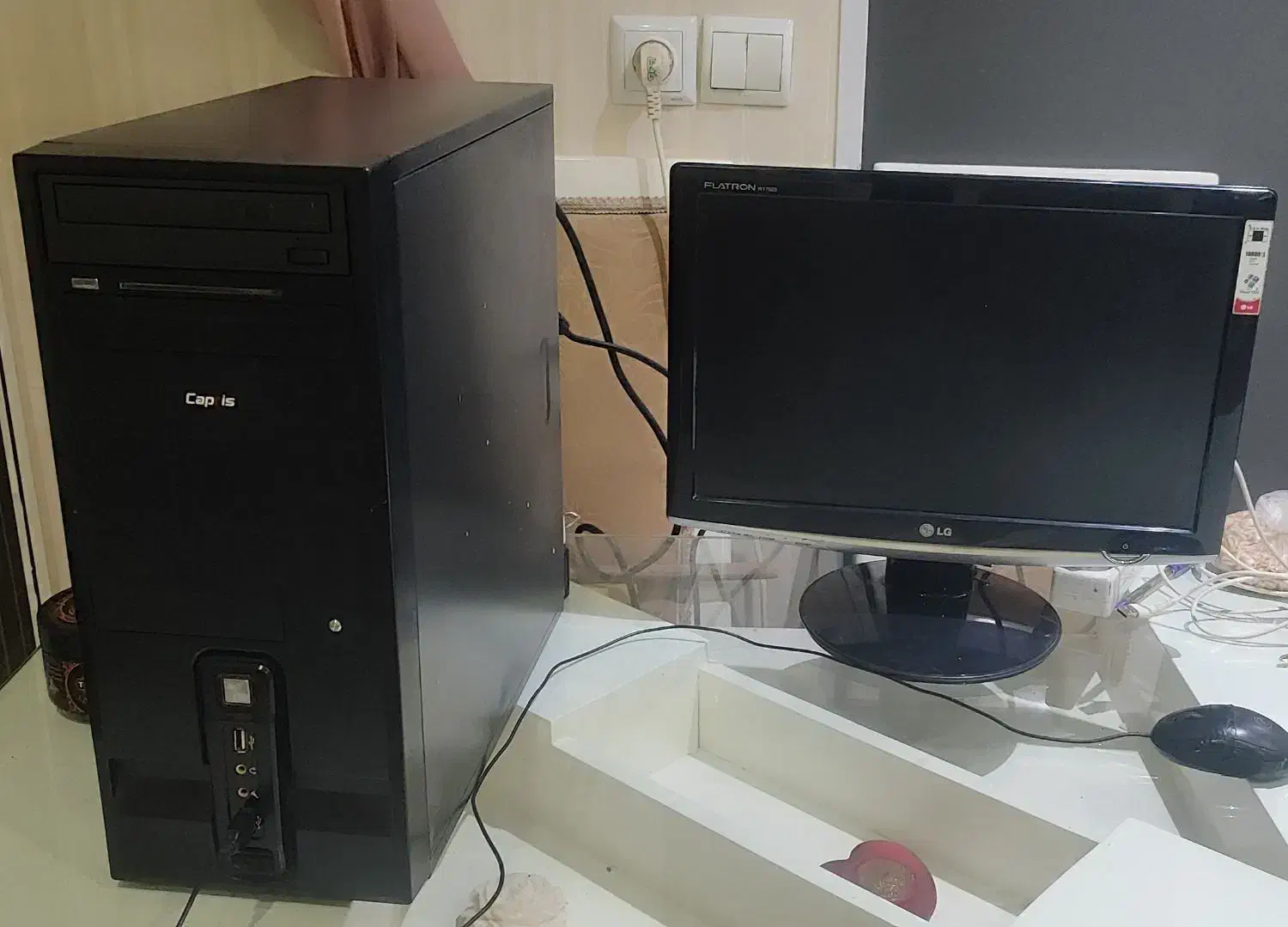 کامپیوتر ، کیس و مانیتور|رایانه رومیزی|اندیشه, شهرک کوثر|دیوار