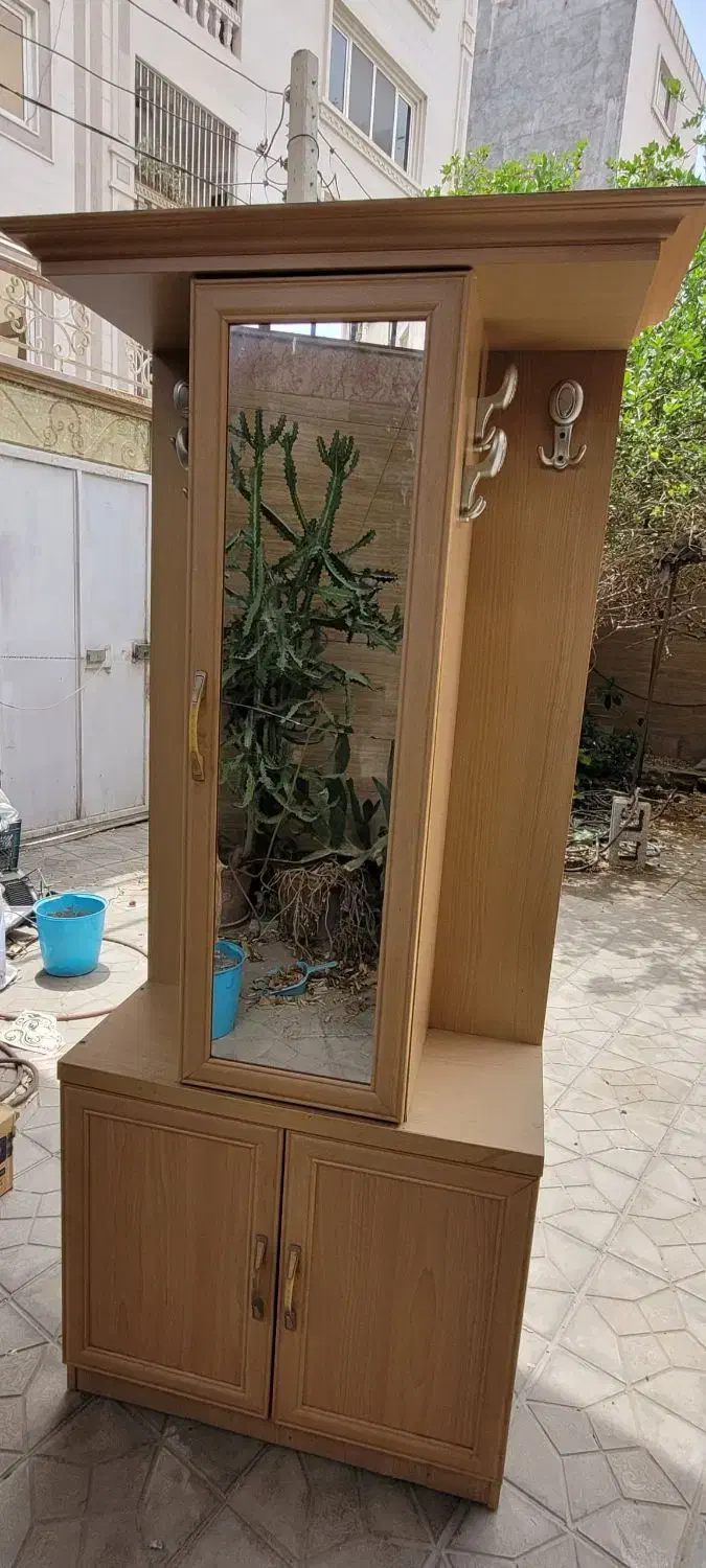 جاکفشی کمدی آینه دار|جاکفشی، کمد، دراور|بندرعباس, |دیوار