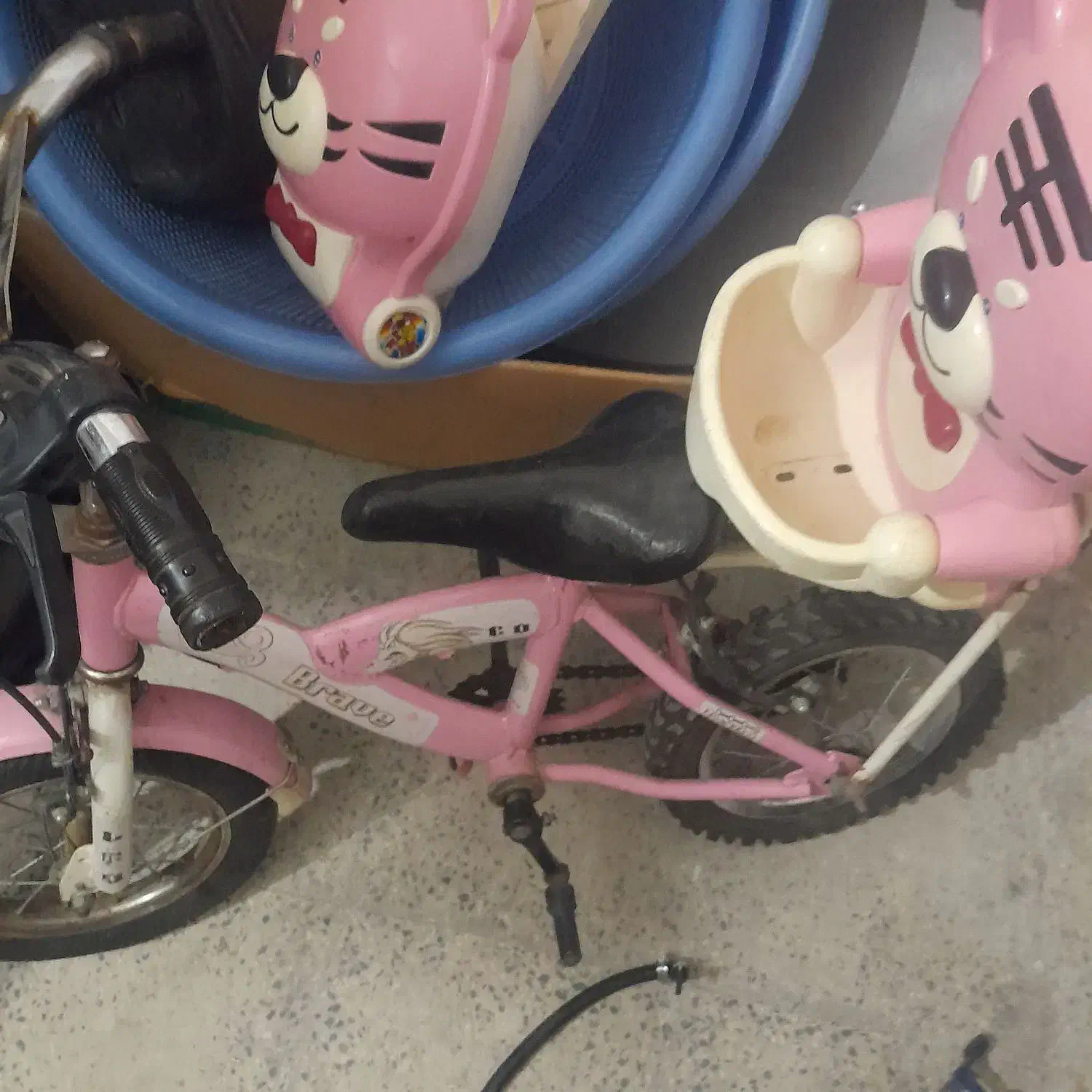 دوچرخه صورتی سایز۱۲سالم|دوچرخه، اسکیت، اسکوتر|محمدیه-قزوین, |دیوار