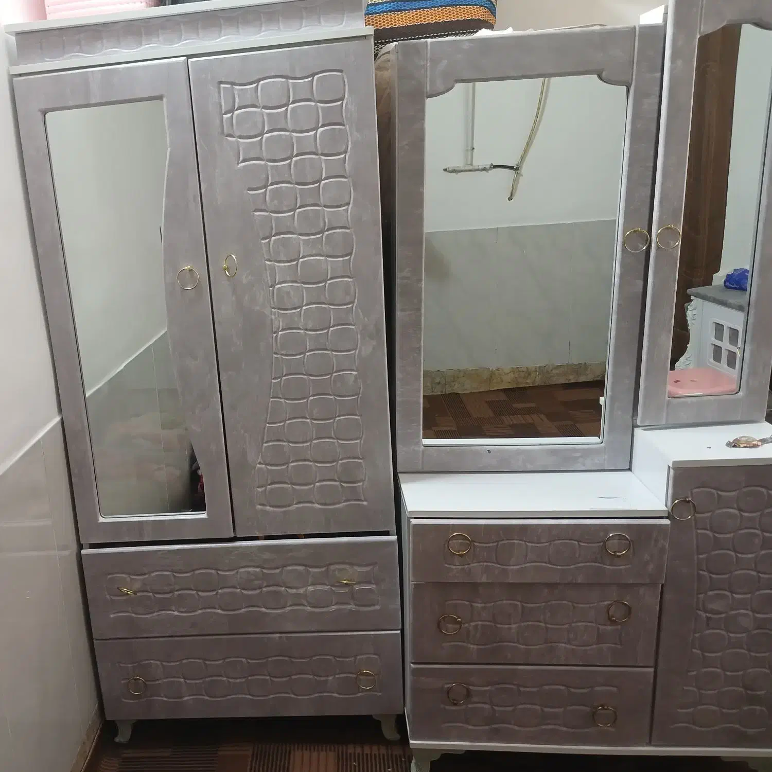 دوعدد کمد سالم جهیزیه|جاکفشی، کمد، دراور|رضویه, |دیوار