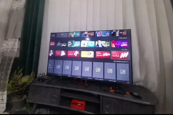 4k ال ای ۵۰ اینج اندرود تی ی|تلویزیون و پروژکتور|رباطکریم, رباطکریم|دیوار