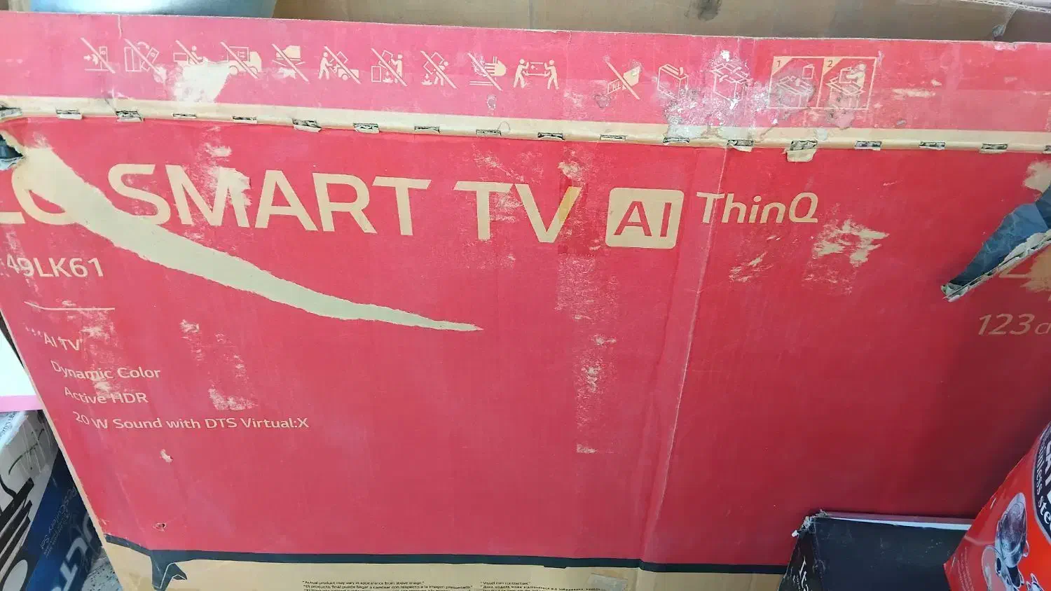 تلوزیون ماهواره دار ال جی ک خراب شده|تلویزیون و پروژکتور|بجنورد, |دیوار