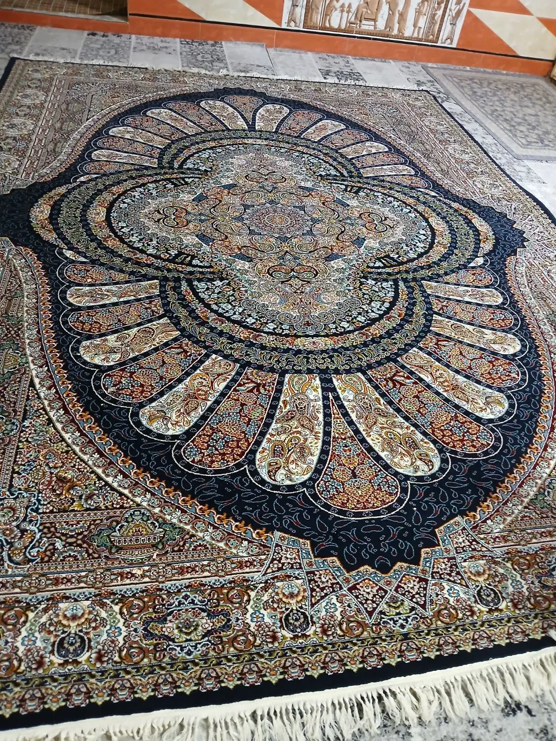 ۲عدد فرش ۱۲متری|فرش|دزفول, |دیوار