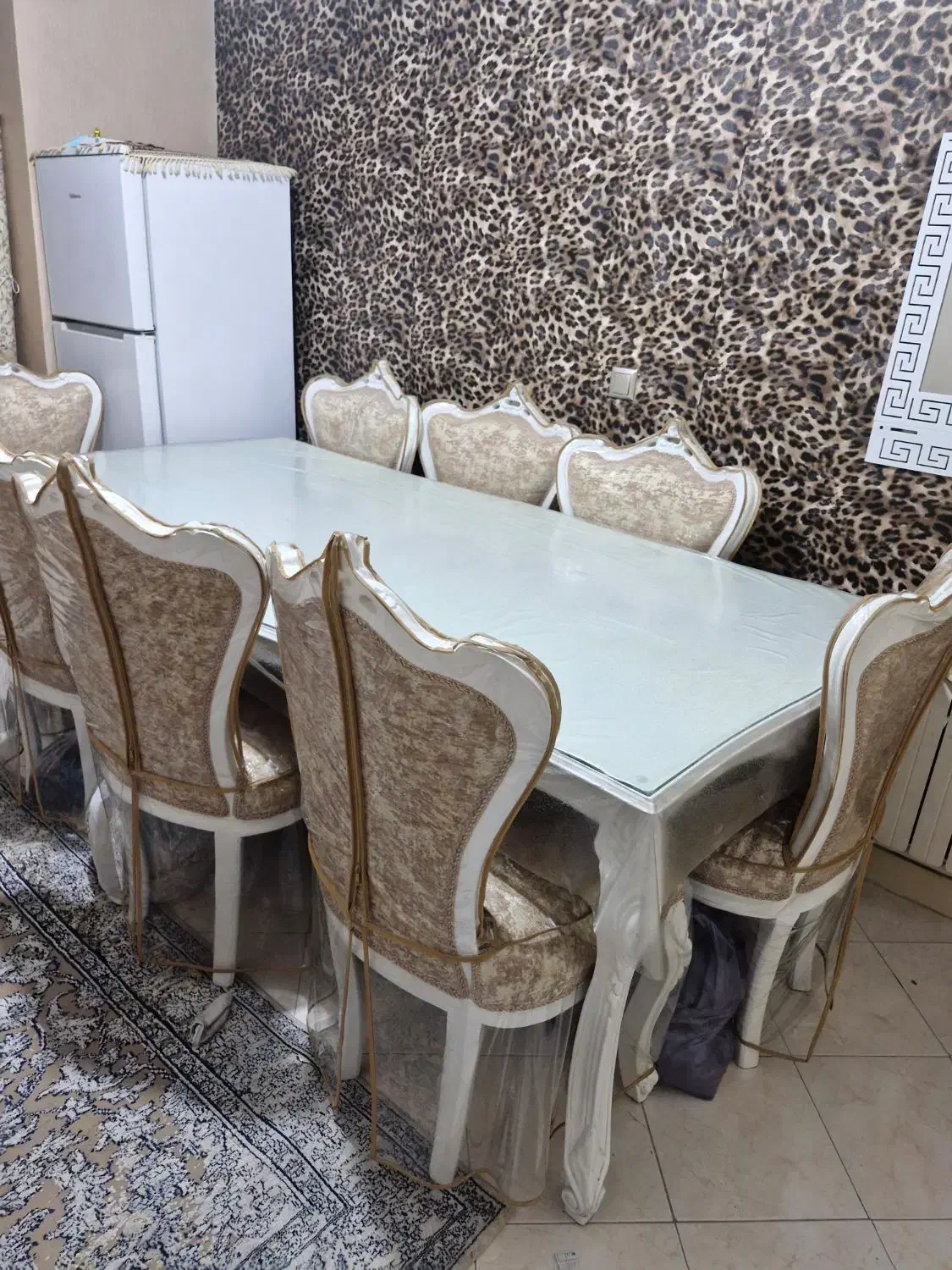 میز نهارخوری 8 نفره|میز و صندلی غذاخوری|تهران, قنات‌کوثر|دیوار