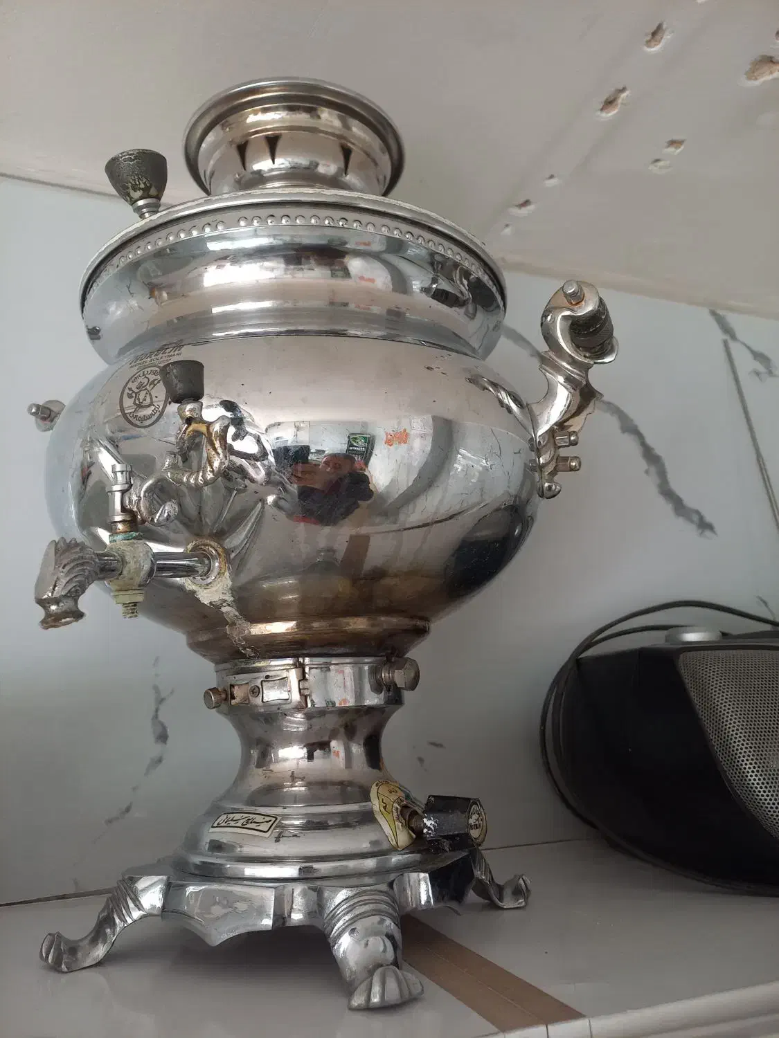 سماور گازی برنج|سماور، چایساز، قهوهساز|شاهینشهر, خانه کارگر|دیوار