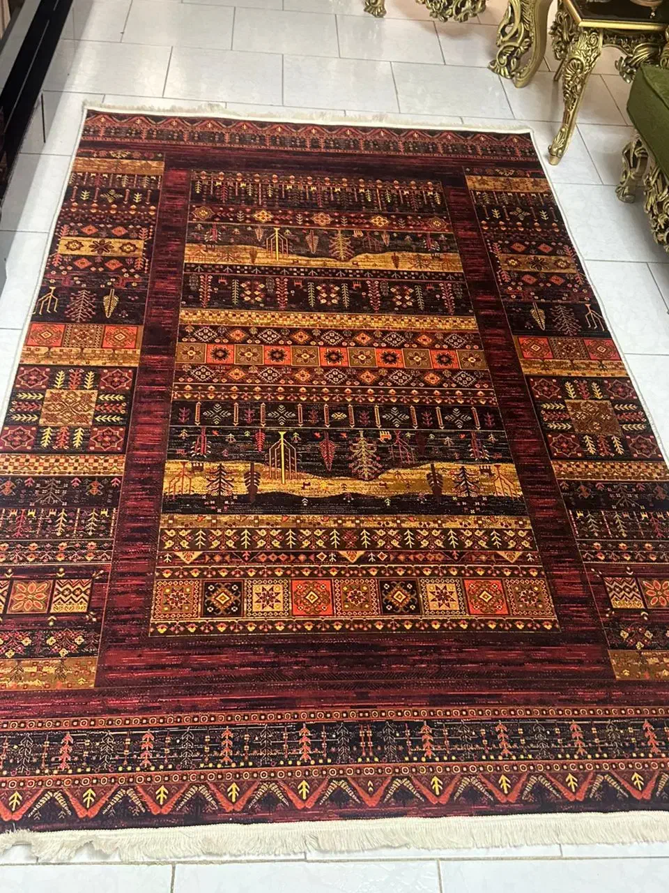 فرش چاپی ترمز دار یا فرشینه ۴ متری|فرش|تهران, ستارخان|دیوار