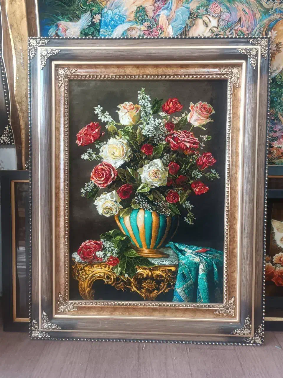 تابلو فرش ابریشم|تابلو فرش|تهران, هفت حوض|دیوار