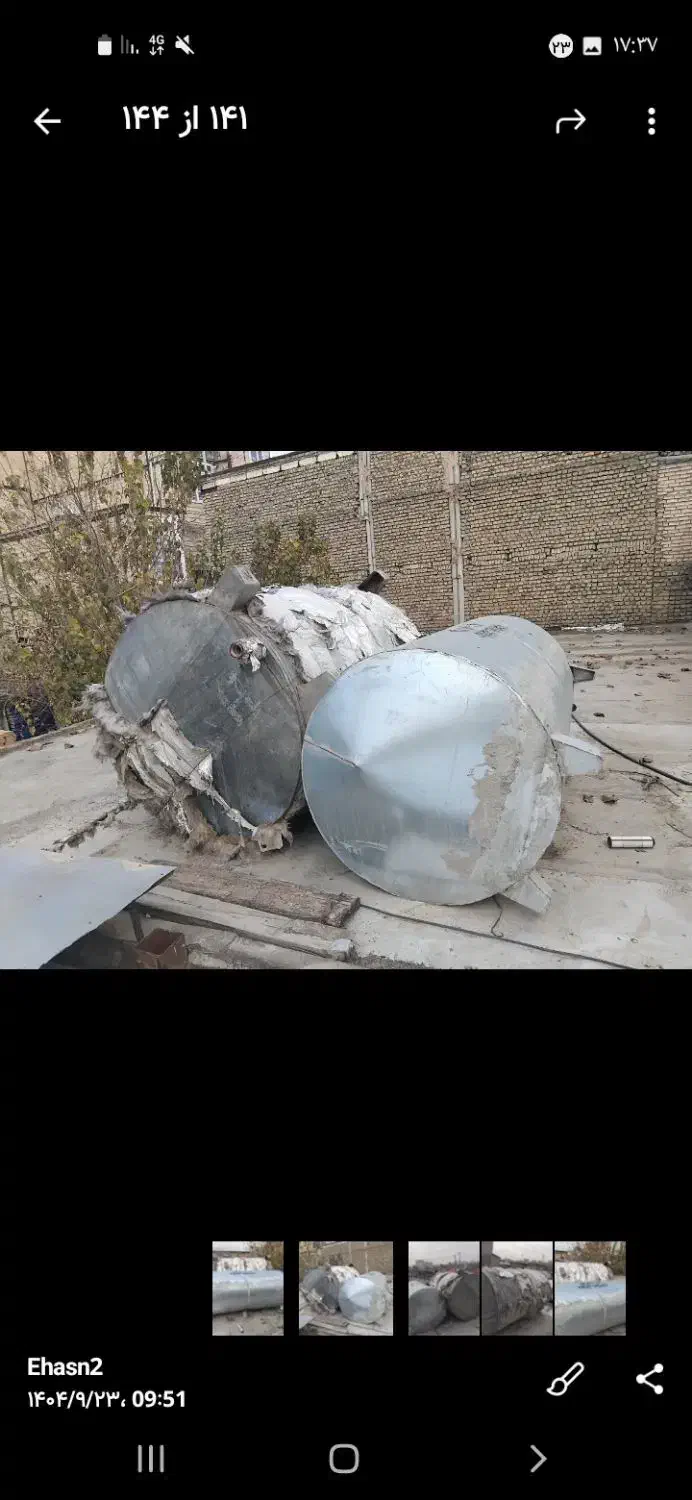 تانکر ۳۰۰۰ لیتری|مصالح و تجهیزات ساختمان|مشهد, سپاد|دیوار