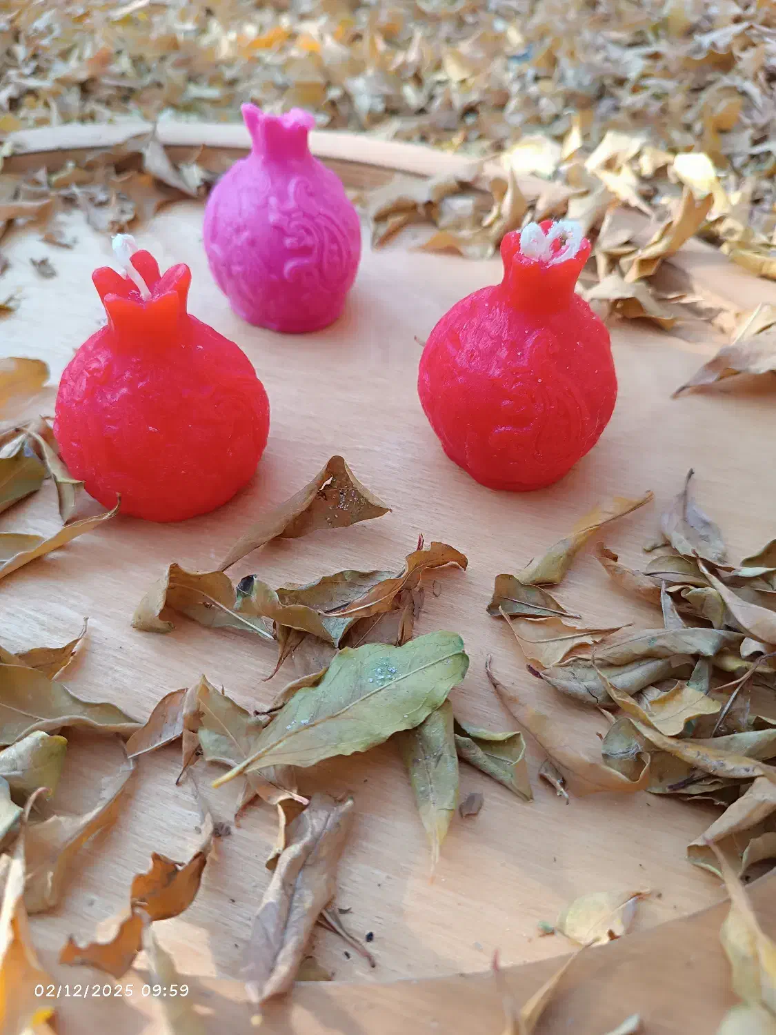 شمع های یلدایی و پینترستی|صنایع دستی و سایر لوازم تزئینی|بجنورد, |دیوار