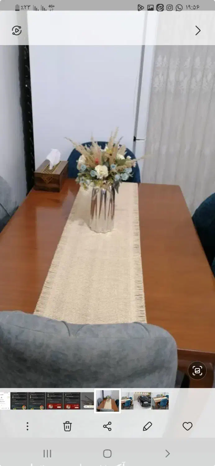 نهار خوری 4 نفره آک آک|میز و صندلی غذاخوری|دهلران, |دیوار