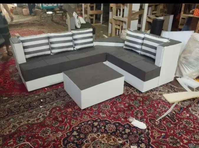 مبل ال پنج نفره کنج دکور|مبلمان خانگی و میز عسلی|تهران, جیحون|دیوار