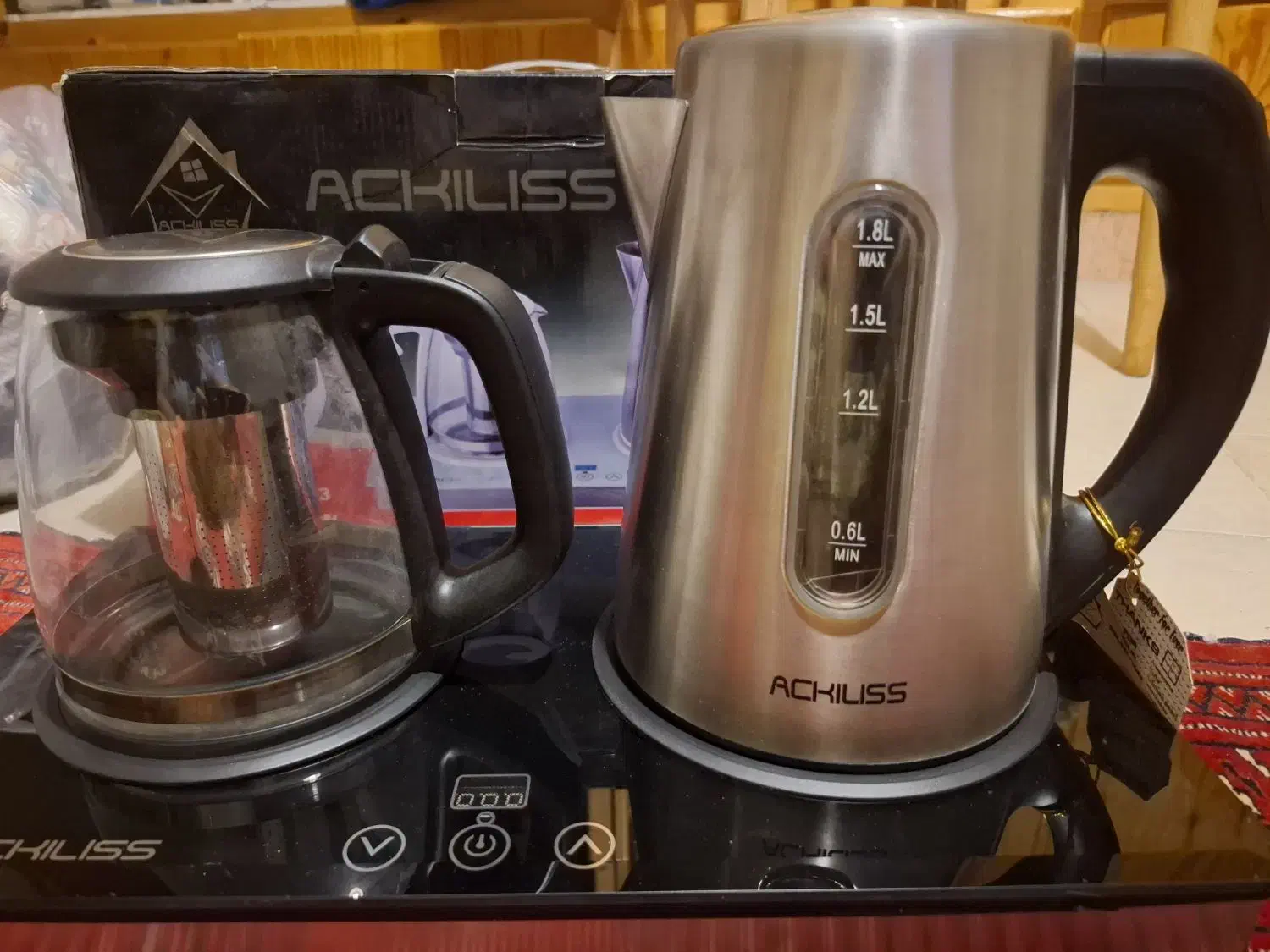 چایساز کاملا نو با صفحه لمسی|سماور، چای‌ساز، قهوه‌ساز|ساری, |دیوار