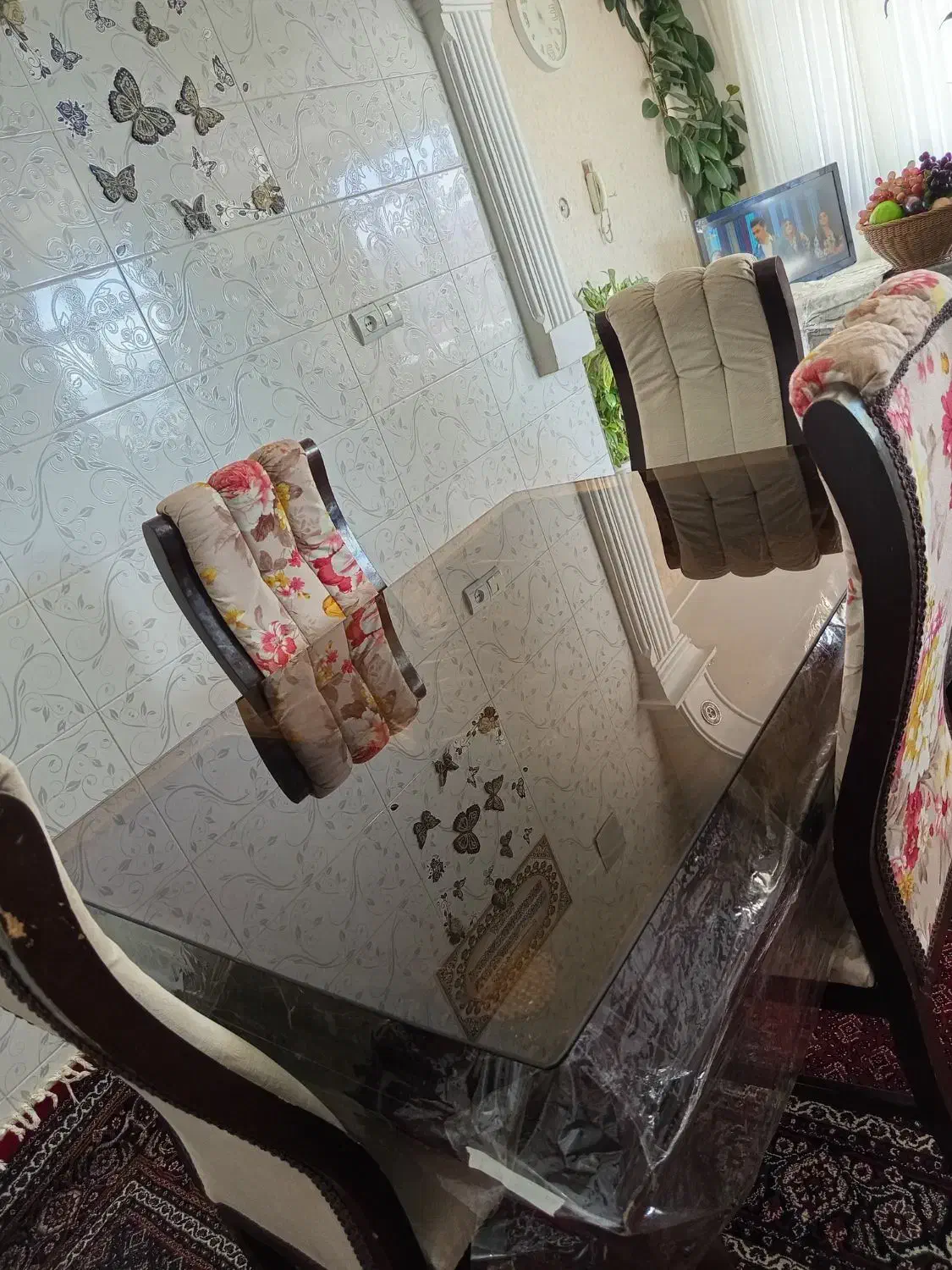 میز غذا خوری|میز و صندلی غذاخوری|جوانرود, |دیوار