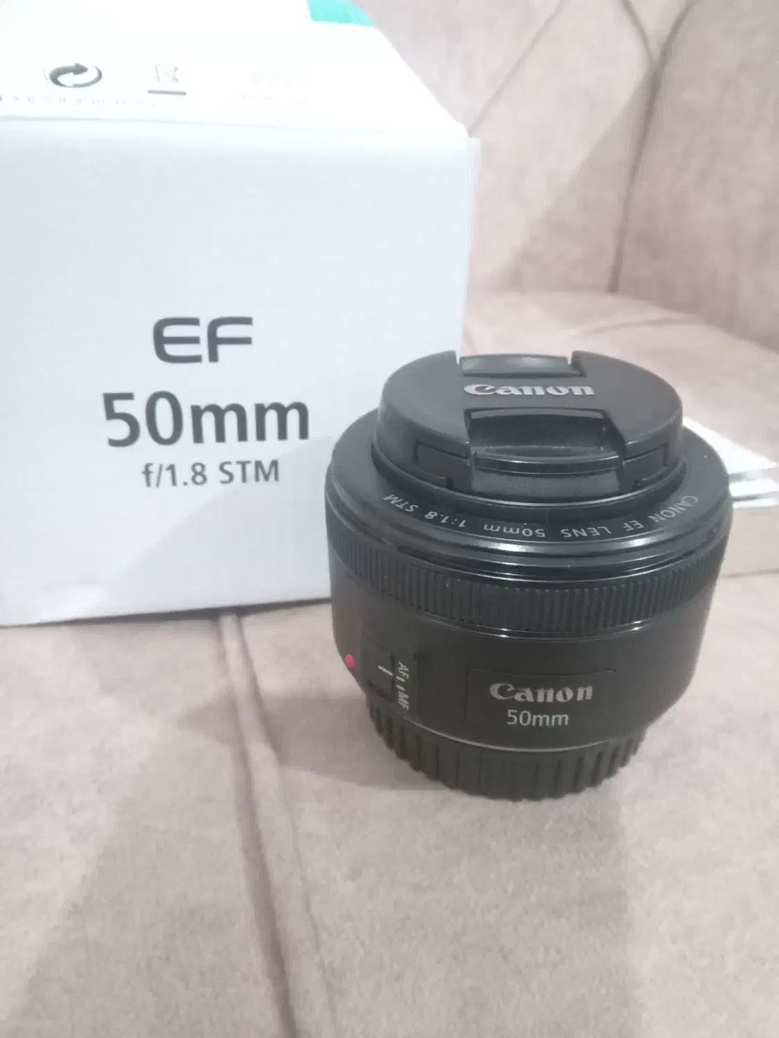 لنز فیکس کانن stm 50 f1.8|دوربین عکاسی و فیلمبرداری|تبریز, |دیوار