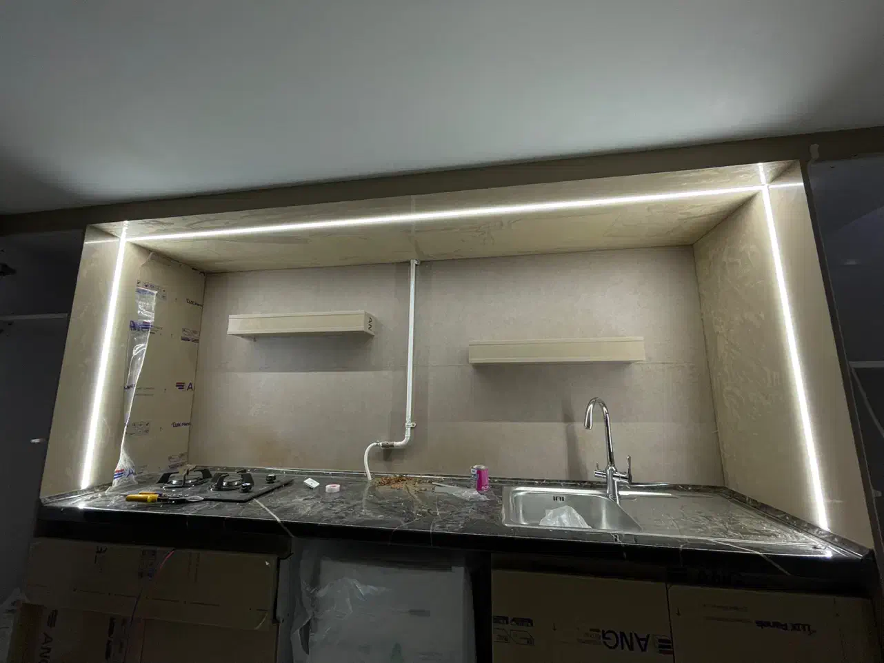 لاین نوری سفقی و کابینت|لامپ و چراغ|قم, دورشهر|دیوار