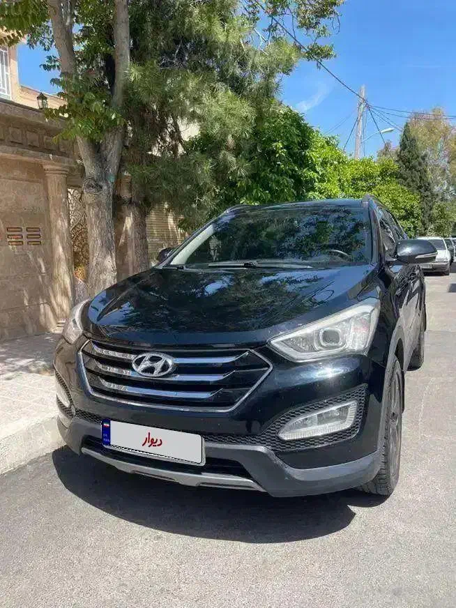 سانتافه ۲۰۱۴ مشکی|خودرو سواری و وانت|شیراز, جانبازان|دیوار