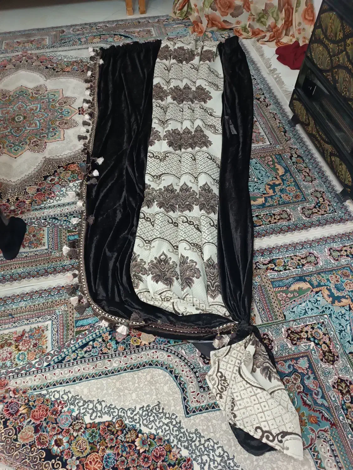 والان پرده مخمل نو|پرده، رانر، رومیزی|قرچک, میرزائی جنوبی|دیوار