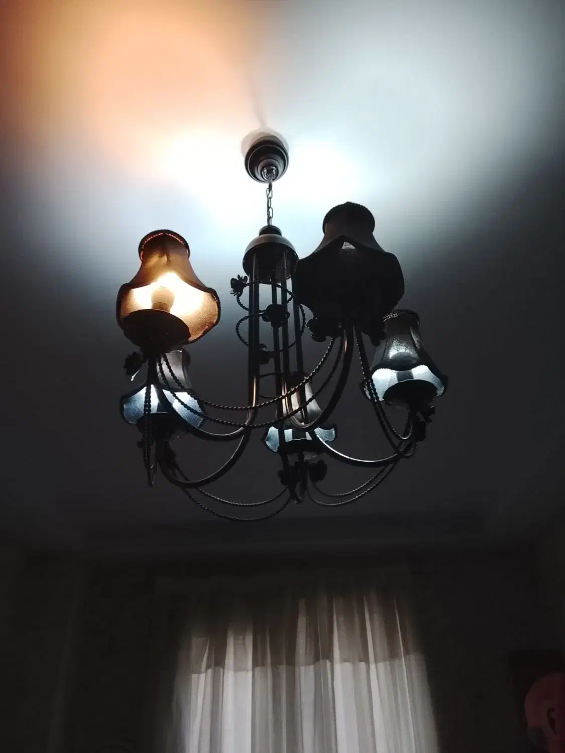 لوستر و دیوار کوب در حد نو|لوستر و چراغ آویز|رودهن, |دیوار