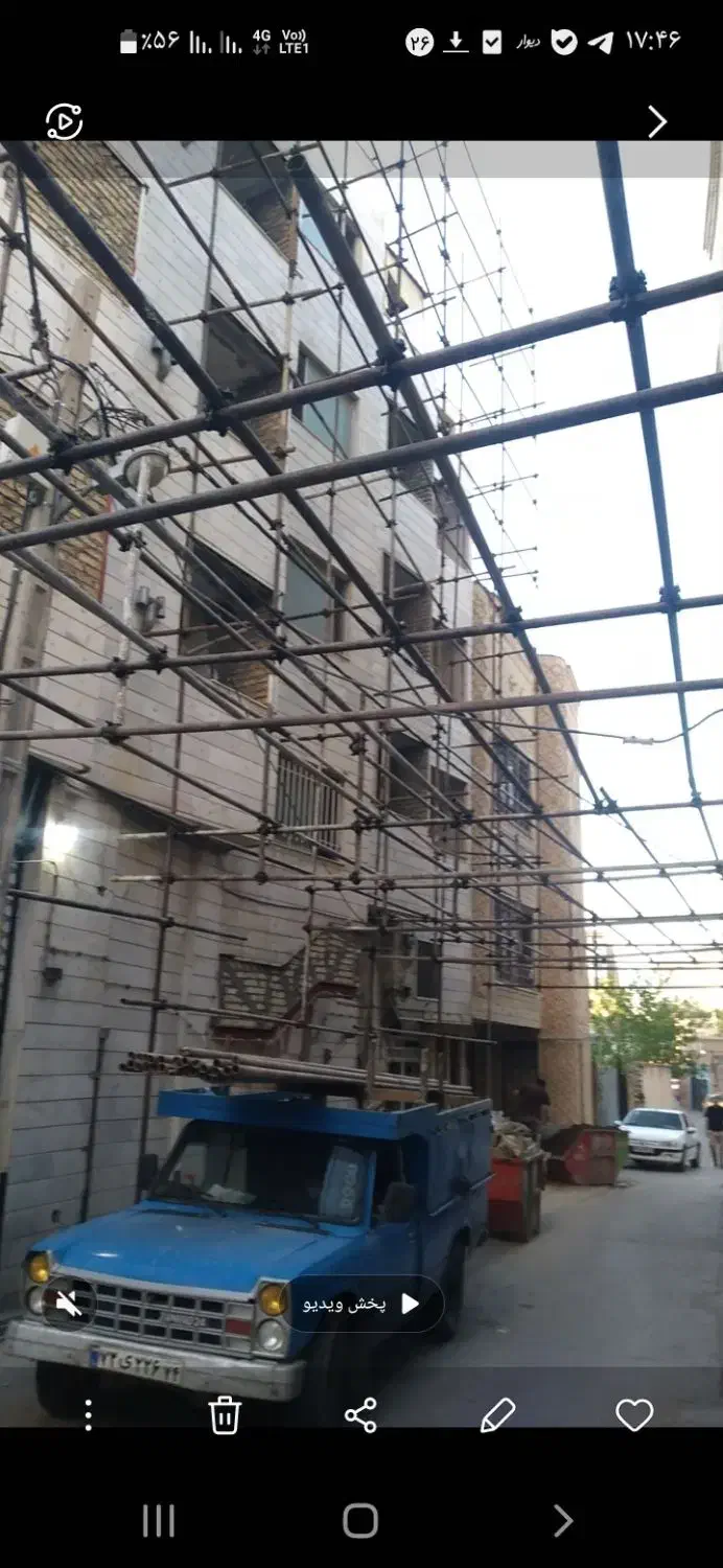 خدمات اجرای نصب داربست فلزی با بیمه مسولیت|خدمات پیشه و مهارت|مشهد, گاز|دیوار