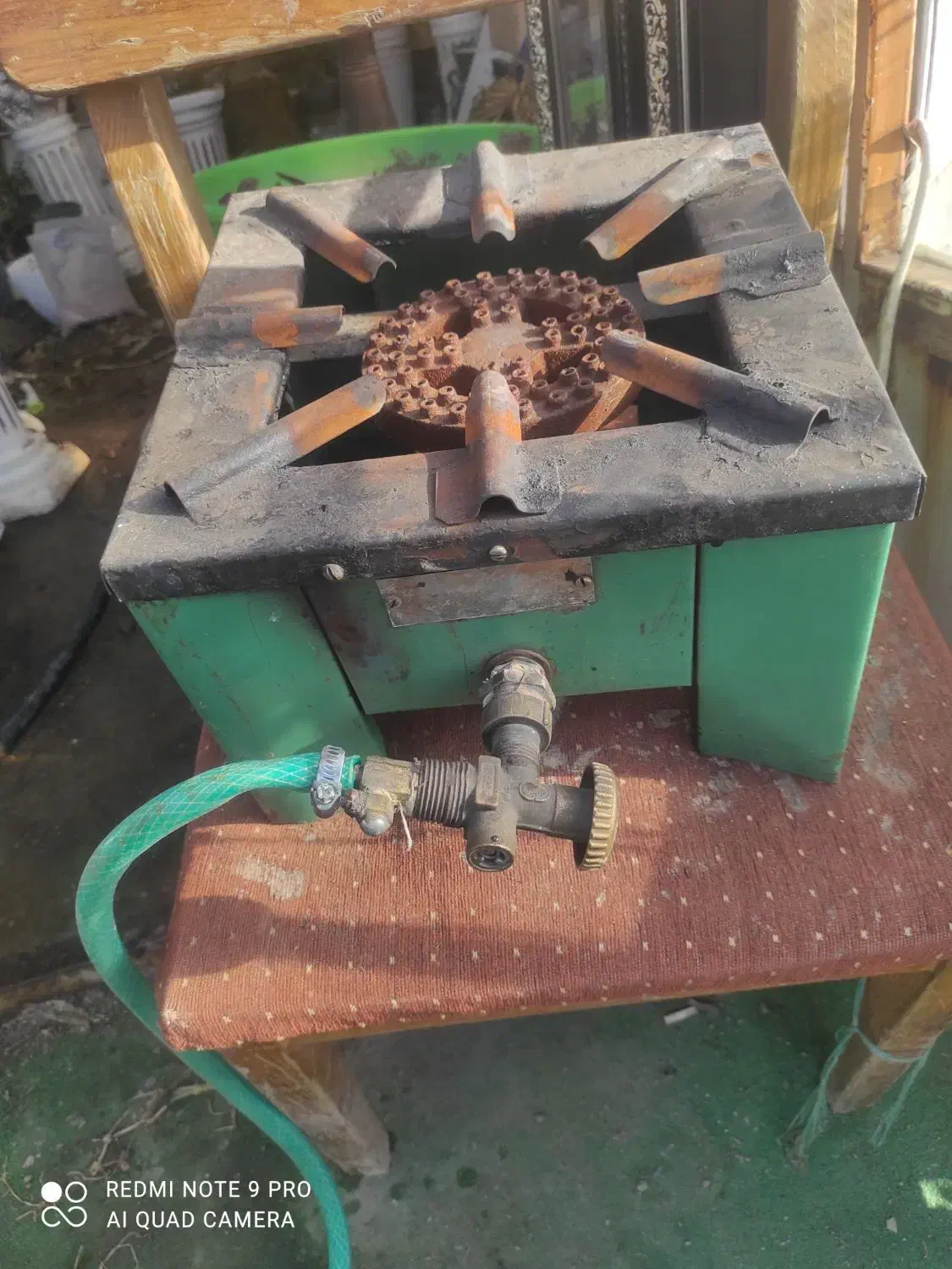 کبابپز 30*30 تک شعله چدنی مبدل گازشهری وکپسول|اجاق گاز و لوازم برقی پخت‌وپز|تبریز, |دیوار