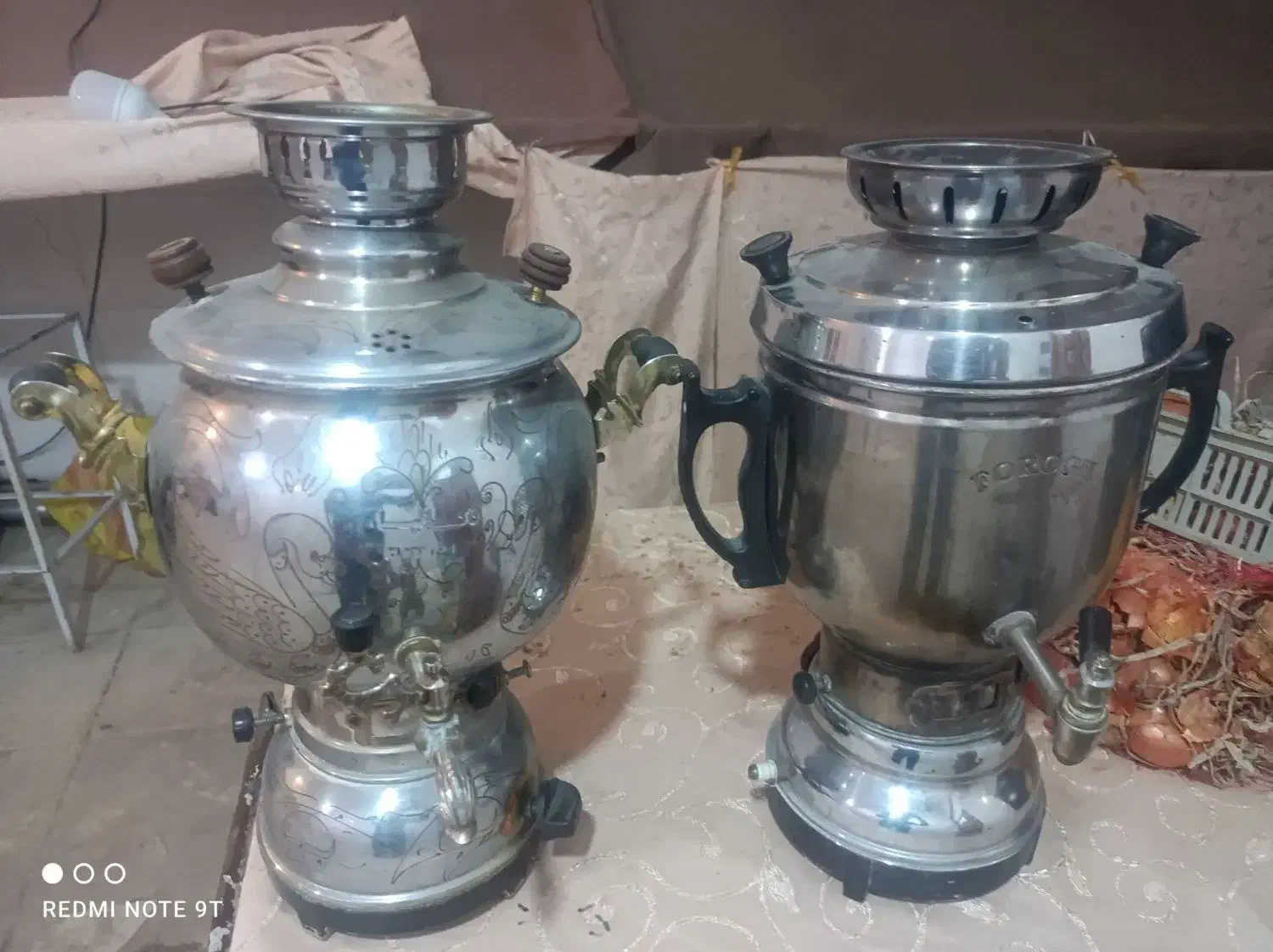 سماور برنز سالم دوعدد|سماور، چایساز، قهوهساز|اردبیل, |دیوار