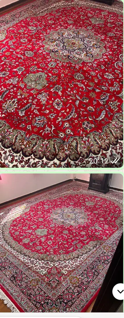 فرش ماشینی رنگ قرمز لاکی|فرش|محمودآباد, |دیوار