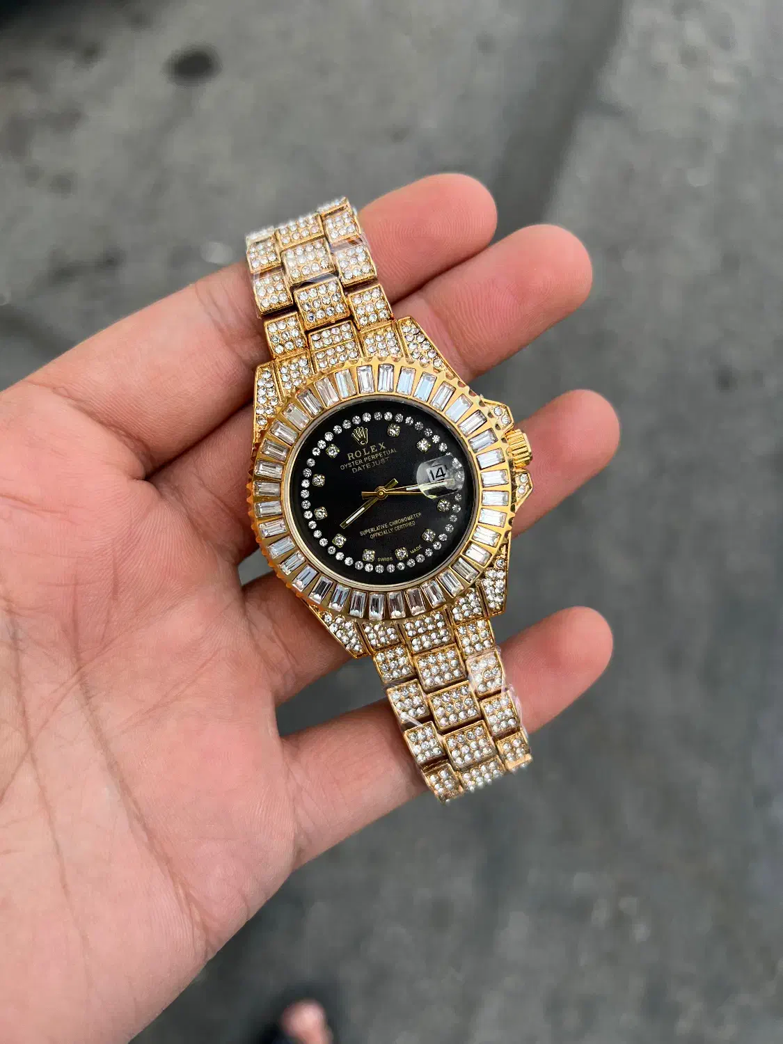 ساعت مردانه و زنانه رولکس فول نگین تقویم دار|ساعت|ارومیه, |دیوار