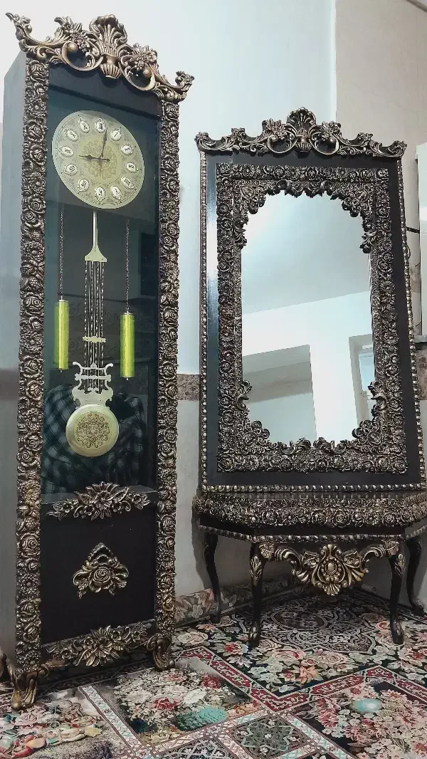 آینه وکونسول و ساعت|آینه|کامیاران, |دیوار