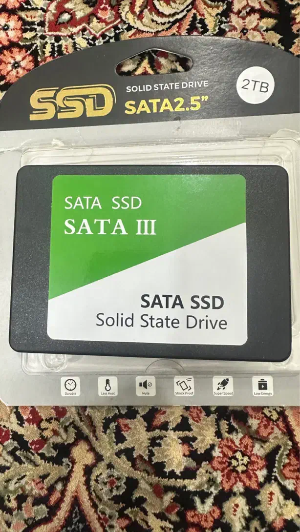 هارد SSD ۲ ترابایت نو sata 2.5 اینچ|قطعات و لوازم جانبی رایانه|پیرانشهر, |دیوار