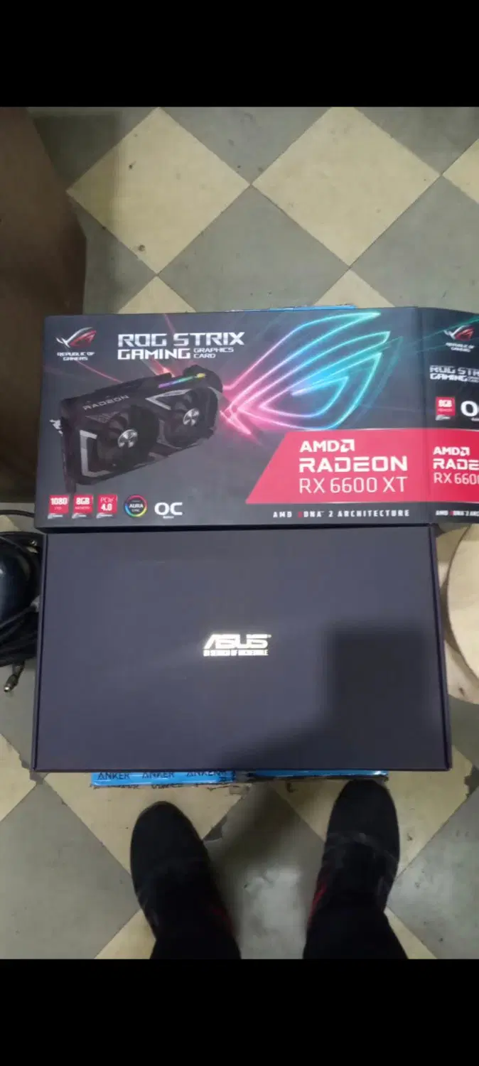 Rx6600 xt GB rog strix|قطعات و لوازم جانبی رایانه|اراک, |دیوار